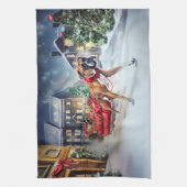 Linge De Cuisine Saison Festive de Noël de Boxer (Vertical)