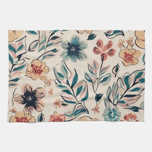 Linge De Cuisine Saison printemps (Horizontal)