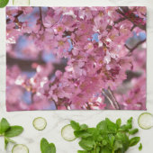 Linge De Cuisine Sakura Pink Cherry Blossom Sky (Plié)