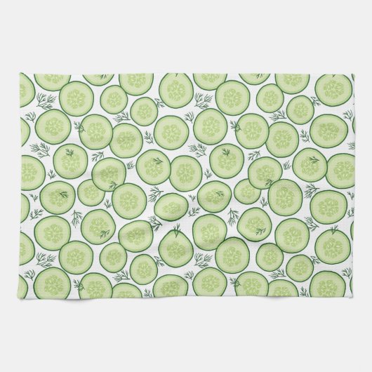 Linge De Cuisine Salade de concombre (Horizontal)