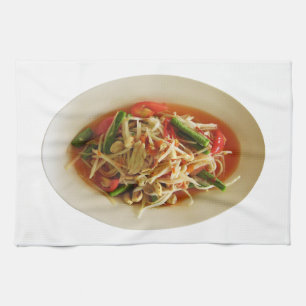 Linge De Cuisine Salade de Papaya épicé [Som Tam] ... Thai Lao Food