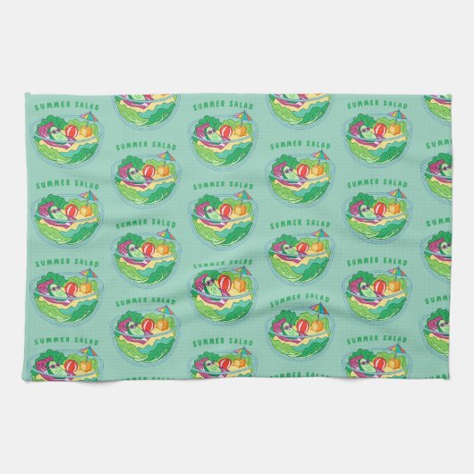 Linge De Cuisine Salade d'été (Horizontal)