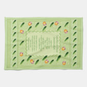 Linge De Cuisine Salade d'été de concombre et d'oignon (Horizontal)