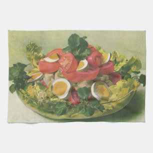 Linge De Cuisine Salade Mesclun de verdure mixte biologique de nour