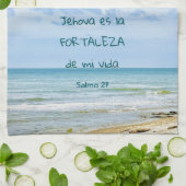 Linge De Cuisine Salmo 27 Jehova Luz Salvación Verso Bíblico (Plié)