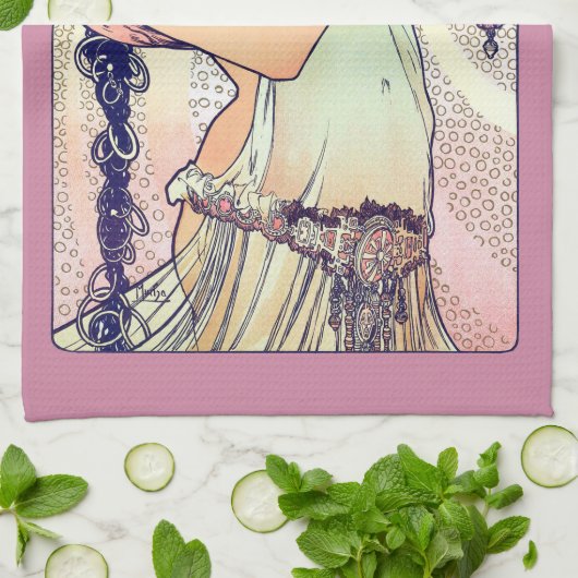 Linge De Cuisine Salome, Alphonse Mucha (Plié)