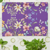 Linge De Cuisine Saluez-Moi Avec Des Fleurs (Plié)