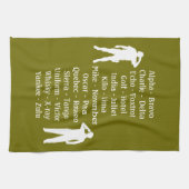 Linge De Cuisine Saluons Soldats de l'Armée Cours d'Alphabet Phonét (Horizontal)