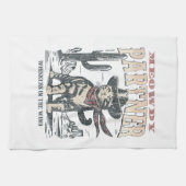 Linge De Cuisine Salut associé Cowboy Chat (Horizontal)