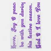 Linge De Cuisine Salutation de la saison festive "Cher ami" (Vertical)