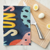 Linge De Cuisine Salutation joyeuse "Bonjour Sunshine" (Quart Plié)
