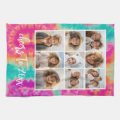 Linge De Cuisine Salutations au Nouvel An Cravate-Dye Turquoise les (Horizontal)