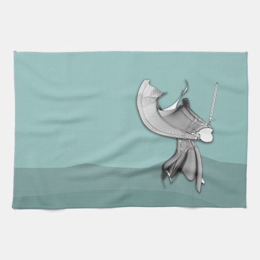 Linge De Cuisine Samouraï numérique (Horizontal)