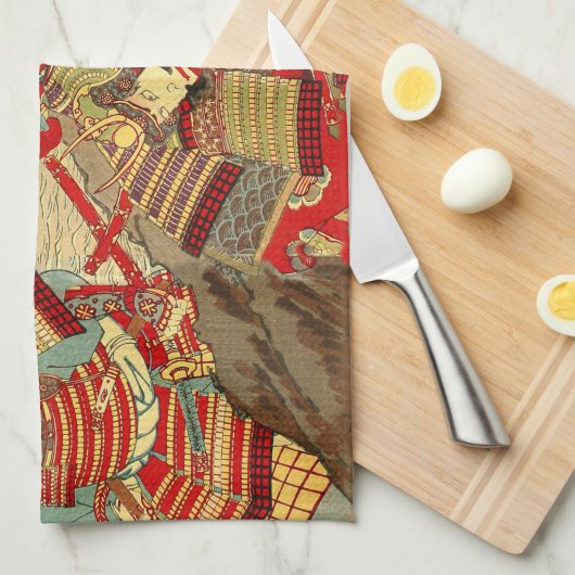 Linge De Cuisine samouraïs (Quart Plié)