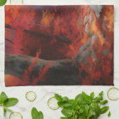 Linge De Cuisine Samoyé en automne Leaves Fall Inspire (Plié)