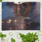 Linge De Cuisine Samoyed Christmas Festive Saison (Plié)