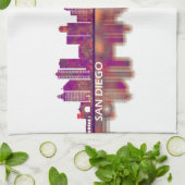 Linge De Cuisine San Diego California Skyline (Plié)