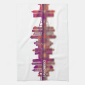 Linge De Cuisine San Diego California Skyline (Vertical)