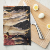 Linge De Cuisine Sandro Botticelli - La Primavera (Quart Plié)