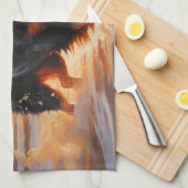 Linge De Cuisine Sandy Paws Bernese Mountain Dog on Beach Sunset (Quart Plié)