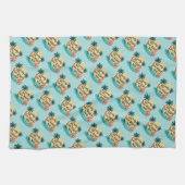 Linge De Cuisine Sandy Toes Soleil Baisé Nez Plage Esthétique (Horizontal)