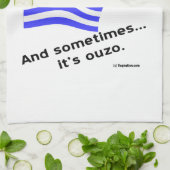 Linge De Cuisine Sang de Hellas et Ouzo (Plié)