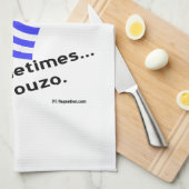 Linge De Cuisine Sang de Hellas et Ouzo (Quart Plié)