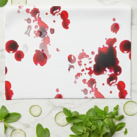 Linge De Cuisine Sanglant (Plié)