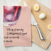 Linge De Cuisine Sangria Cocktail Recette (Quart Plié)