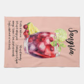 Linge De Cuisine Sangria Cocktail Recette (Horizontal)