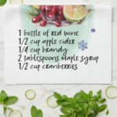 Linge De Cuisine Sangria hiver Recette Cuisine essentielle (Plié)