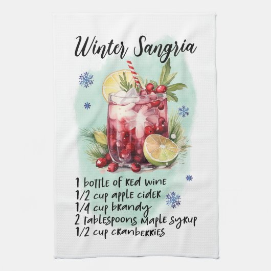Linge De Cuisine Sangria hiver Recette Cuisine essentielle (Vertical)