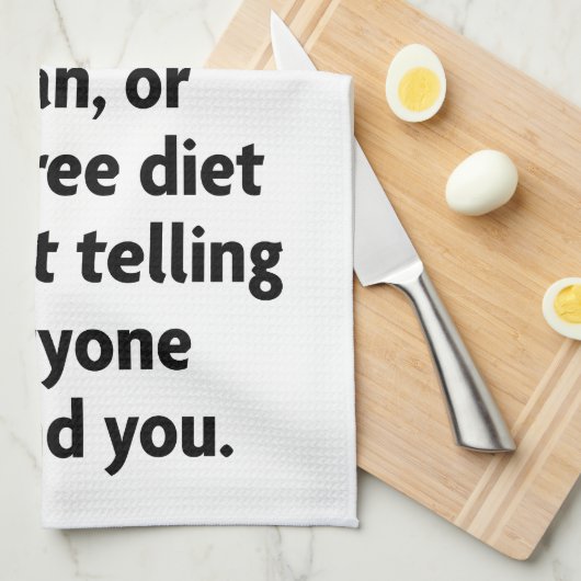 Linge De Cuisine sans glucides (Quart Plié)