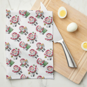 Linge De Cuisine Santa Claus