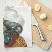 Linge De Cuisine Santa Claus (Quart Plié)