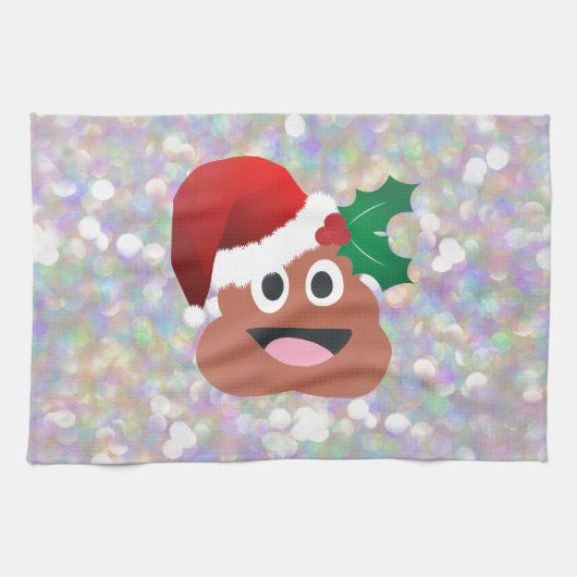 Linge De Cuisine santa claus emoji (Horizontal)