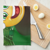 Linge De Cuisine santa claus emojis (Quart Plié)