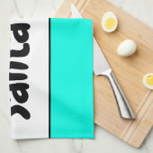 Linge De Cuisine SANTA CLAUS Fun Festin Monnaie Lumineuse Blancs (Quart Plié)