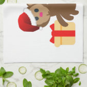 Linge De Cuisine santa claus monkey emoji (Plié)