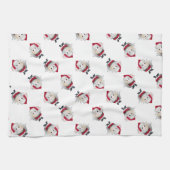 Linge De Cuisine Santa Egg Christmas (Horizontal)