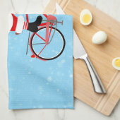 Linge De Cuisine Santa rides (Quart Plié)