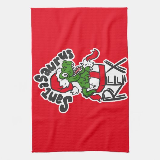 Linge De Cuisine Santasaurus (Vertical)