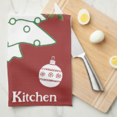 Linge De Cuisine Sapin de Noël (Quart Plié)