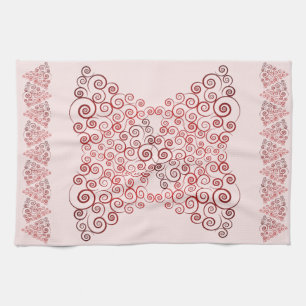 Linge De Cuisine Sapin de Noël Curleque Rouge