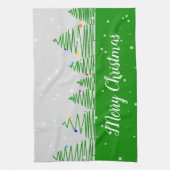 Linge De Cuisine Sapins de Noël (Vertical)