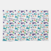 Linge De Cuisine Sapins de Noël modernes (Horizontal)