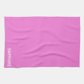 Linge De Cuisine Sapphire pink colour (Horizontal)
