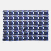 Linge De Cuisine Sapphire rectangulaire bleu (Horizontal)