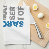 Linge De Cuisine Sarcasme drôle (Quart Plié)