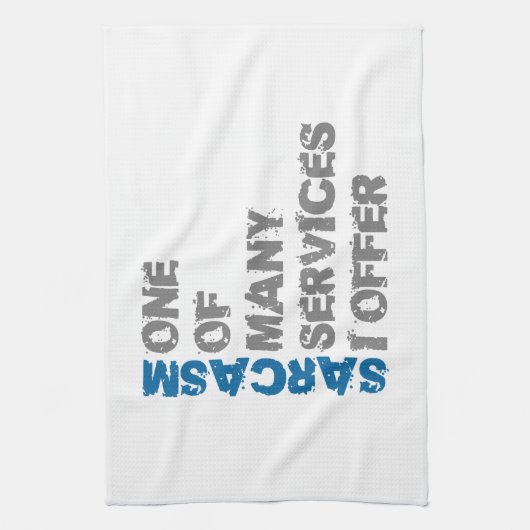 Linge De Cuisine Sarcasme drôle (Vertical)